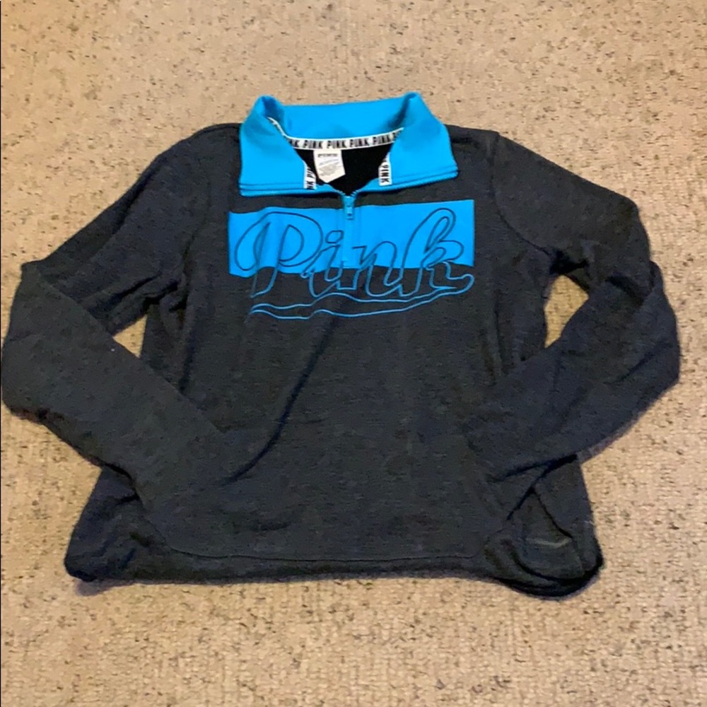 Dark Gray Pink Pullover